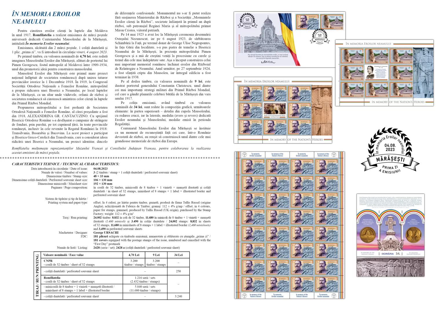 pliant_ text pliant In memoria eroilor neamului_mod2